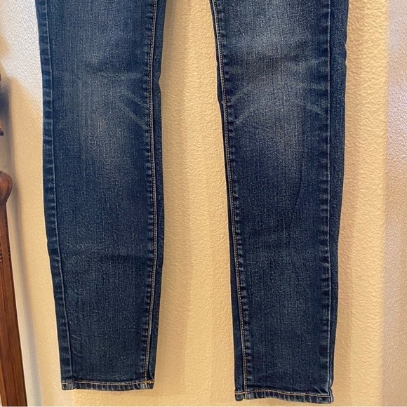 AMERICAN EAGLE Women Blue Skinny Stretch Jeans Size 2 Short - Picture 3 of 9